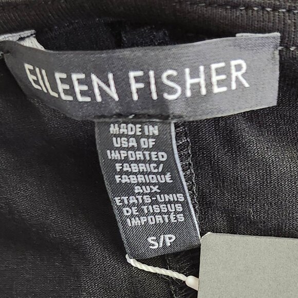 Eileen Fisher Women's Black High-Low Boxy Tank Top Size XS & S - Picture 4 of 7